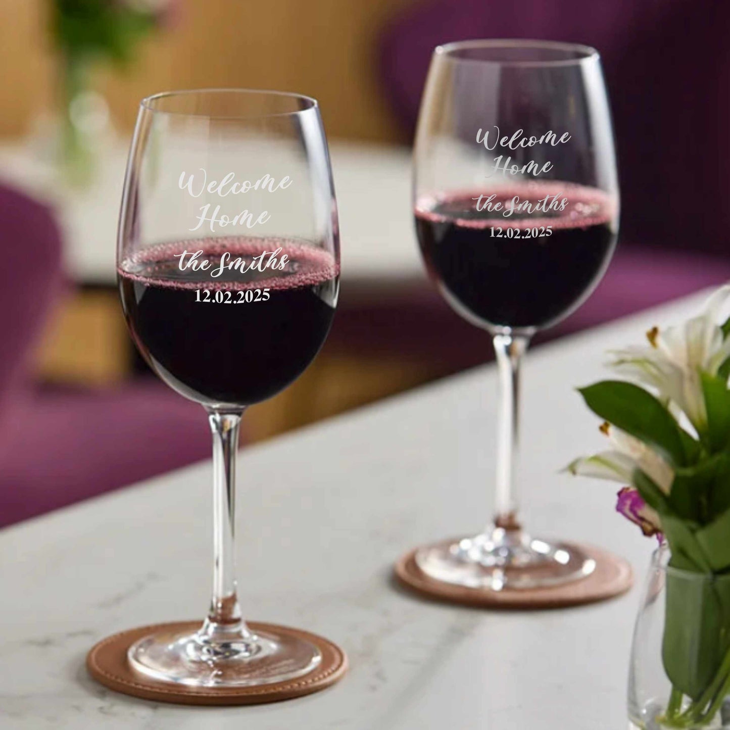 Pair of Wine Glasses (Chef & Sommelier)