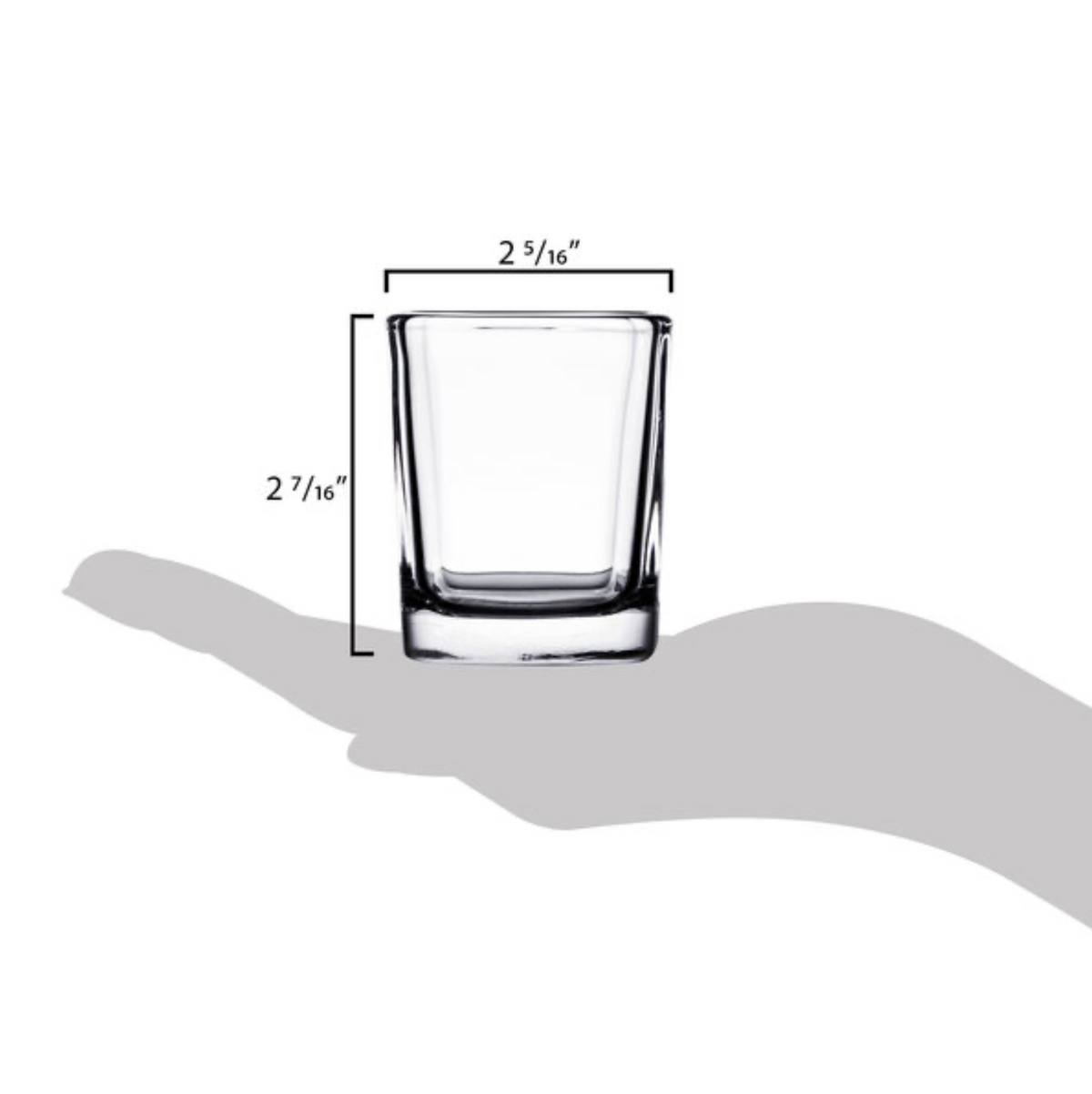 Arcoroc Square Shot Glass 2.5oz