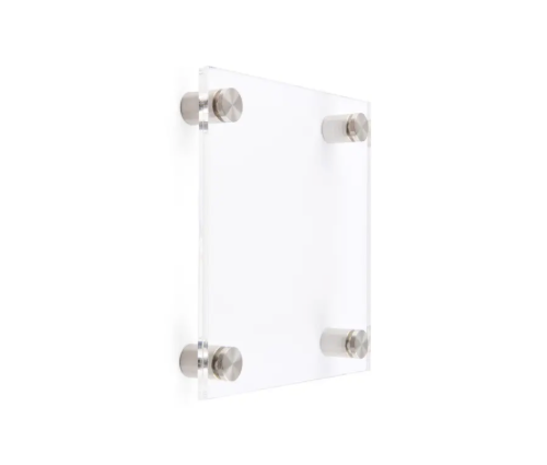 Wall Sign 6" x 6" Clear Acrylic