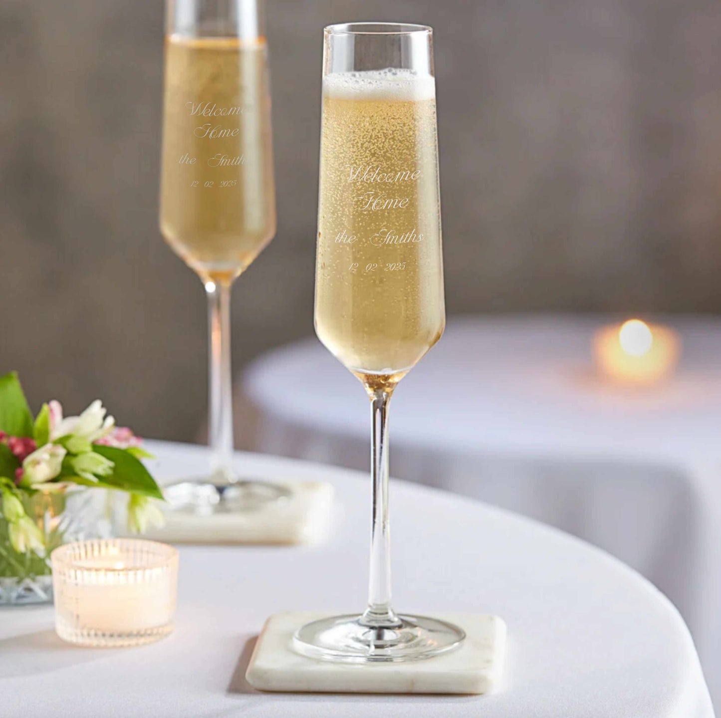 Pair of Champagne Glasses (Zwiesel Glas)
