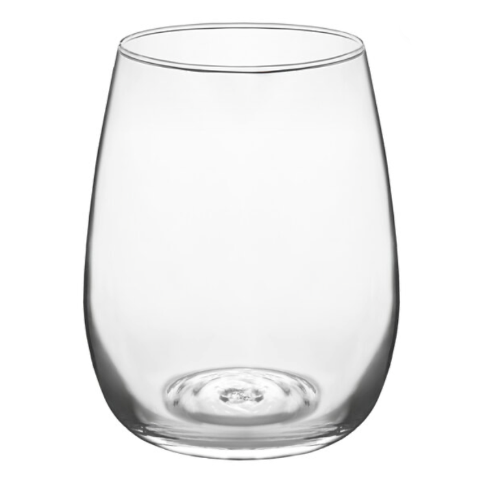 Acopa 15 oz. Stemless Wine Glass Customizable (12/case)