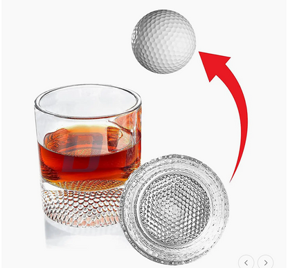 Golf Ball Whiskey Glass 8oz