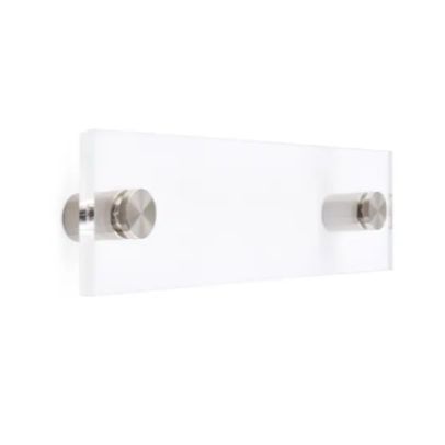 Wall Sign 8" x 2" Clear Acrylic