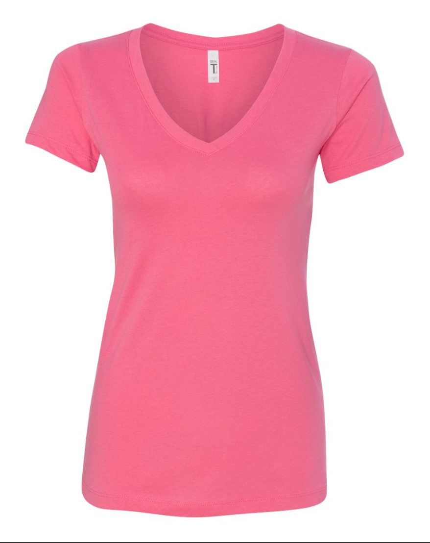 Next Level Women's Ideal V-Neck T-Shirt - 1540