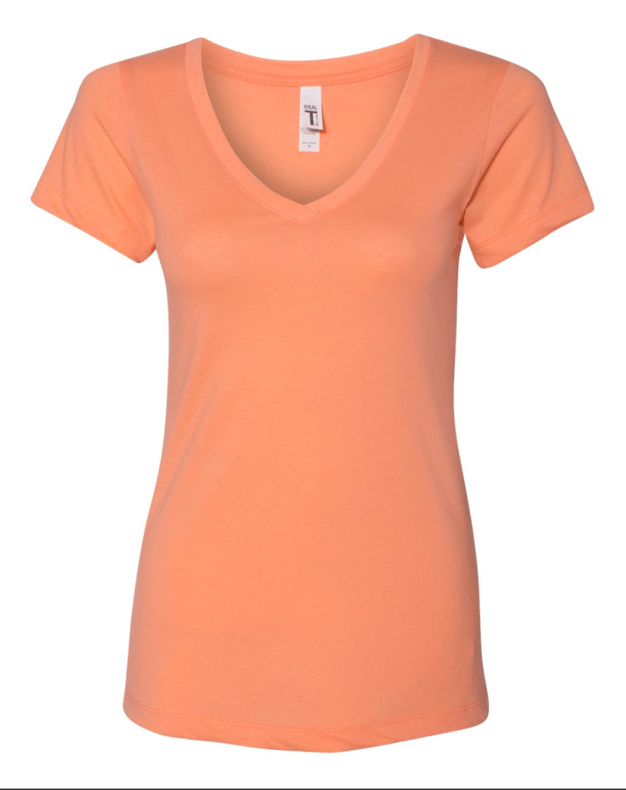 Next Level Women's Ideal V-Neck T-Shirt - 1540