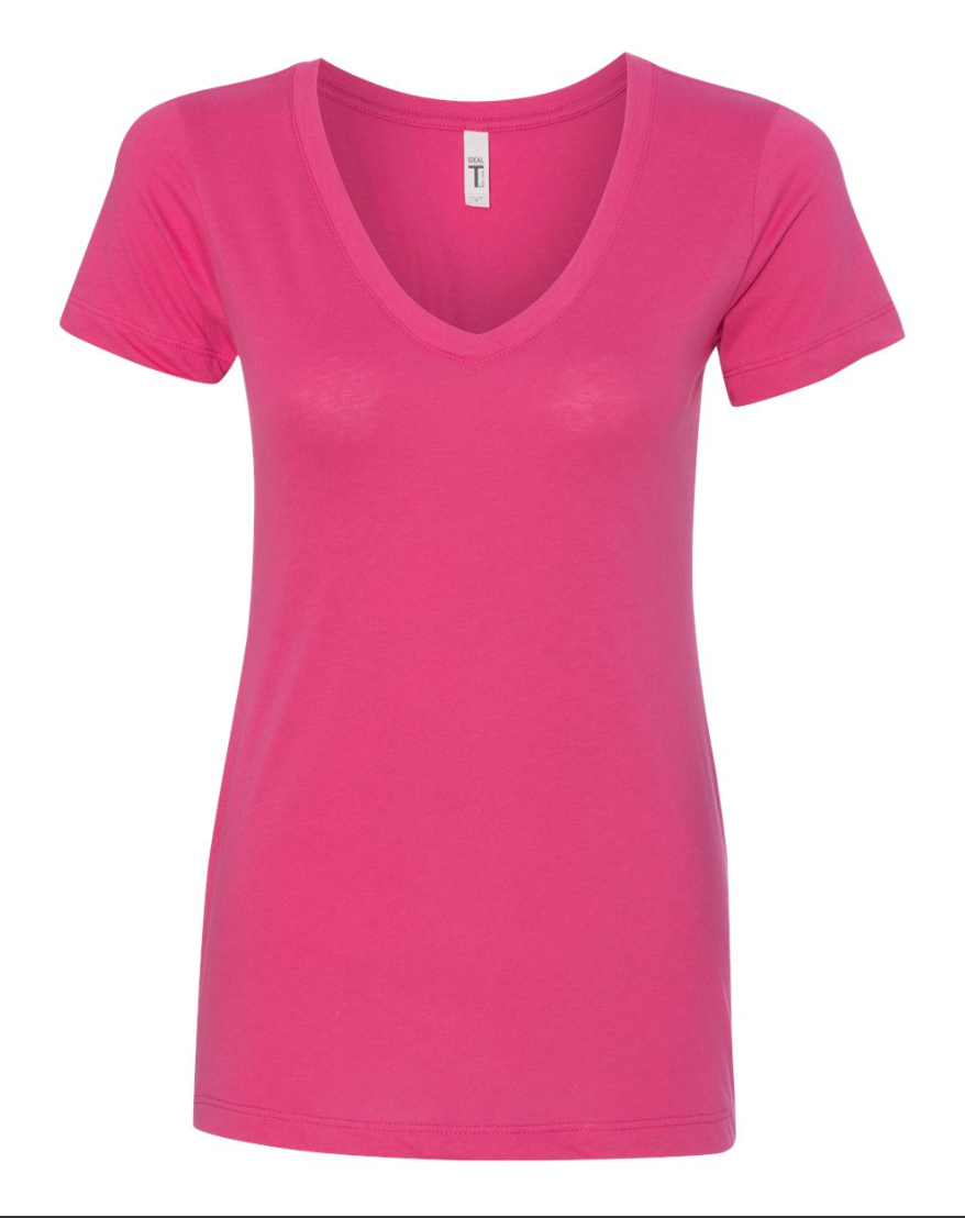 Next Level Women's Ideal V-Neck T-Shirt - 1540
