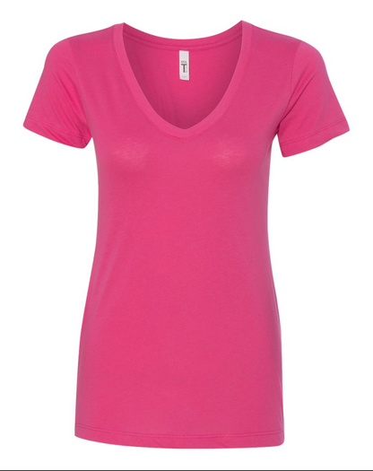 Next Level Women's Ideal V-Neck T-Shirt - 1540