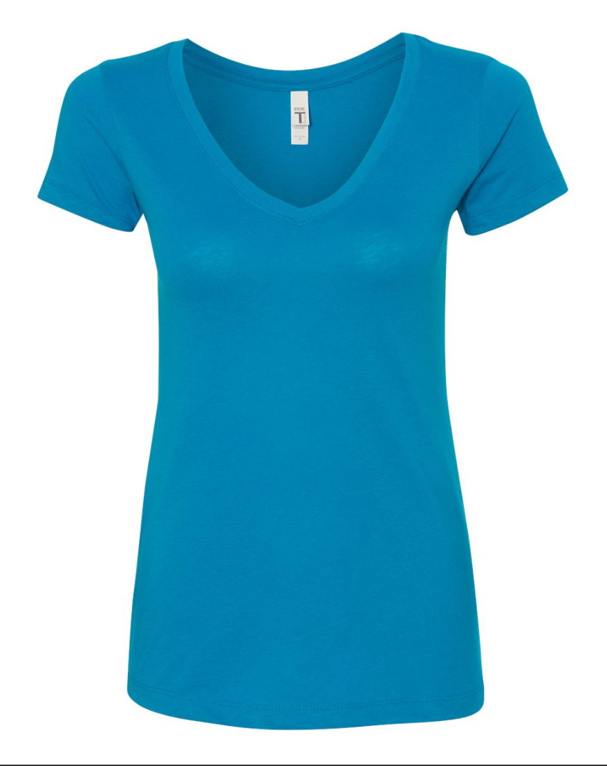 Next Level Women's Ideal V-Neck T-Shirt - 1540